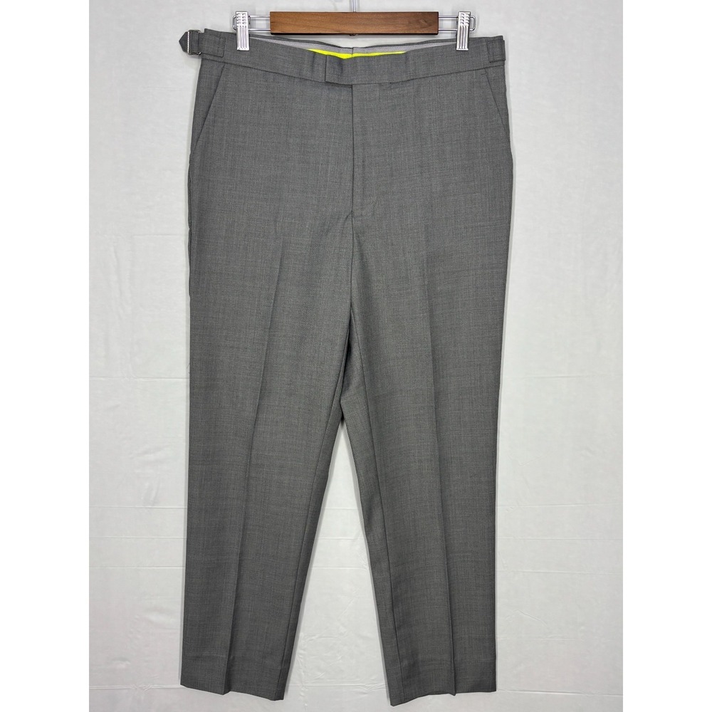 G/Fore‎ Golf Pants Mens Gray Straight Leg Flat Front Performance Outdoor 32/32